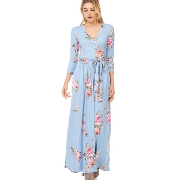 Reborn J Floral Wrap Ruffled Skirt main image 1